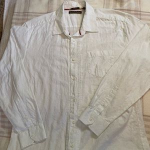 White Cubavera Slim Fit Shirt